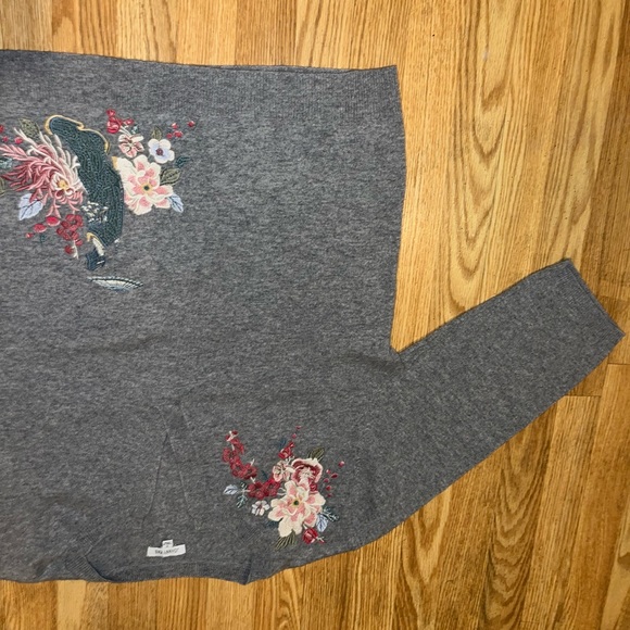 Johnny Was Cashmere Embroidered Japanese Sweater Size XL - Picture 3 of 11